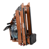Water Rowing Machine Resistance Foldable Wood Premium Fitness Equipment