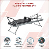 Pilates Reformer Machine Foldable Gym